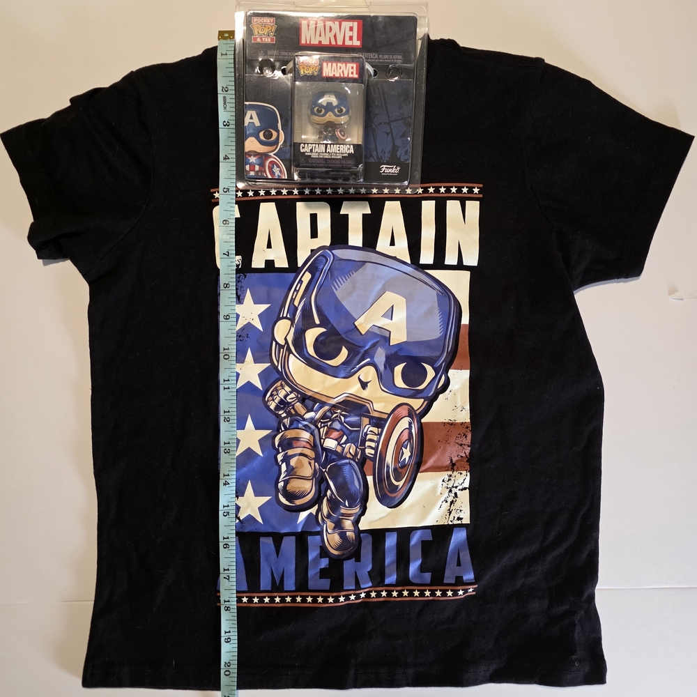 Marvel Captain America Kids T-Shirt - Black